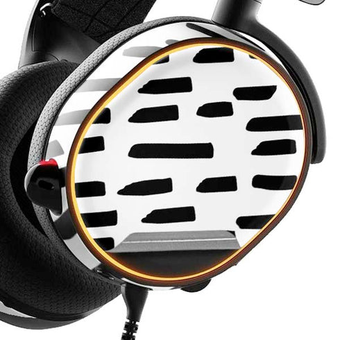 Black Dash SteelSeries Arctis 3 Skin